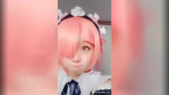 Tik Tok anime cosplay Ram Re zero