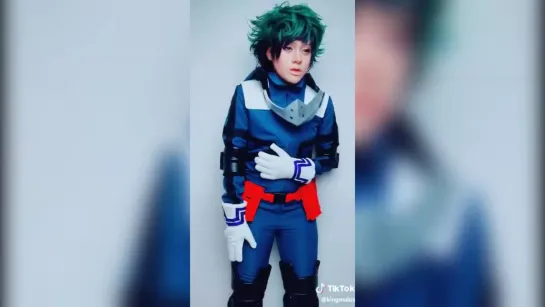 Tik Tok anime cosplay Midoriya Izuku Деку Моя геройская академия Boku no Hero Academia