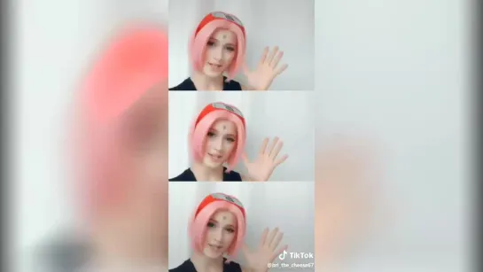 TikTok cosplay Sakura Naruto  Наруто