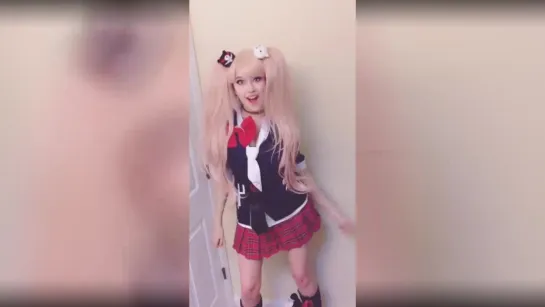 TikTok cosplay Danganronpa Enoshima Junko