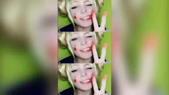 TikTok косплей Toga Himiko 02 Моя геройская академия