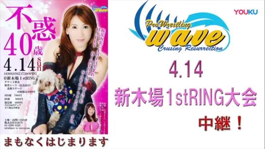 Pro Wrestling WAVE Happy Birthday WAVE 2019: Sakura Saku 4.0 (2019.04.14)