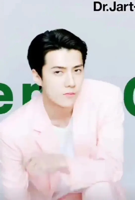 200730 Sehun для Dr.Jart+ promotional video