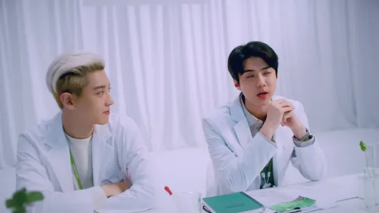 191115 EXO-SC для рекламы Nature Republic  [GreenDerma] Researcher Duo