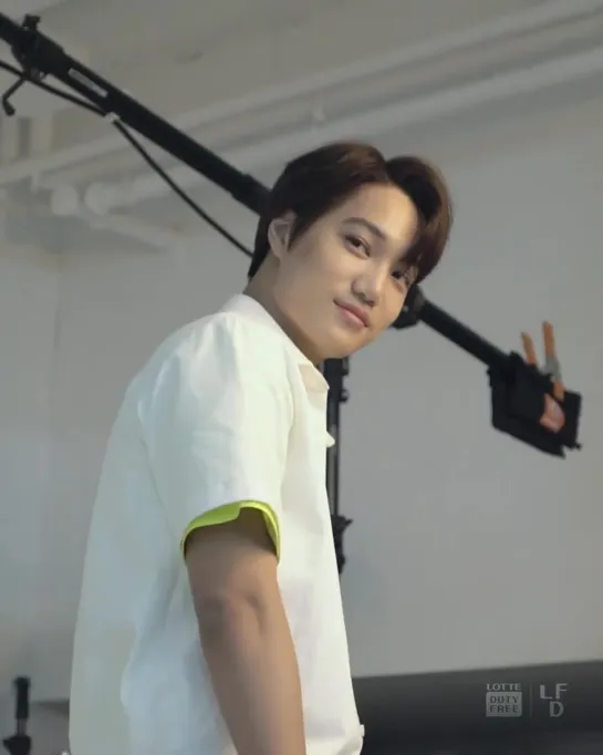 190909  Lotte Duty Free съёмки #Kai Focus ver.