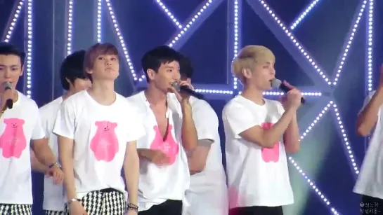 [HDFancam] 140815 EXO,SNSD,SHINee,SuperJunior,f(x) ENDING  SMTOWN Concert In Seoul