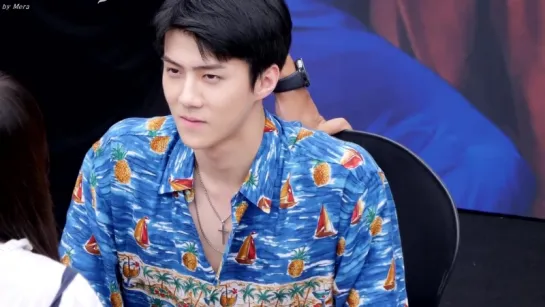 170813 Sehun fansign 'The War'