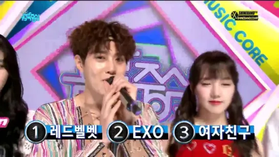 170812 SUHO & YERIN  @ Music Core