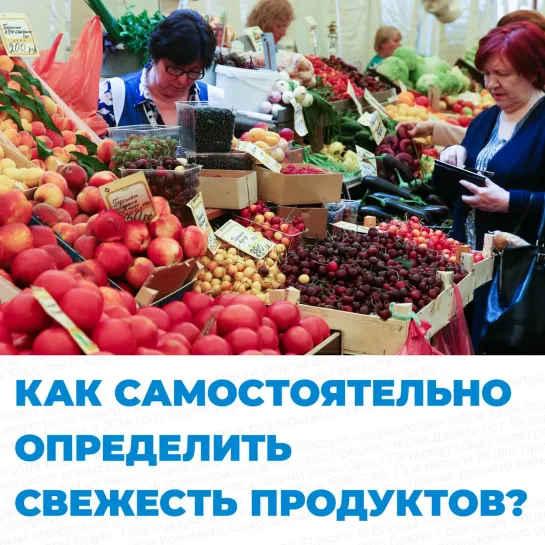 Как самостоятельно определить свежесть продуктов?