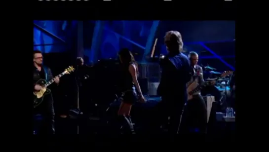 U2, Mick Jagger, Fergie - “Gimme Shelter“ at the Rock and Roll Hall of Fame 25th Anniversary Shows