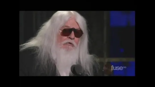 LEON RUSSELLs  Induction into The Rock  Roll Hall Of Fame 2011