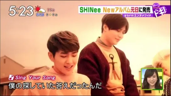 151230 #SHINee - on TBS 'Haya Doki'