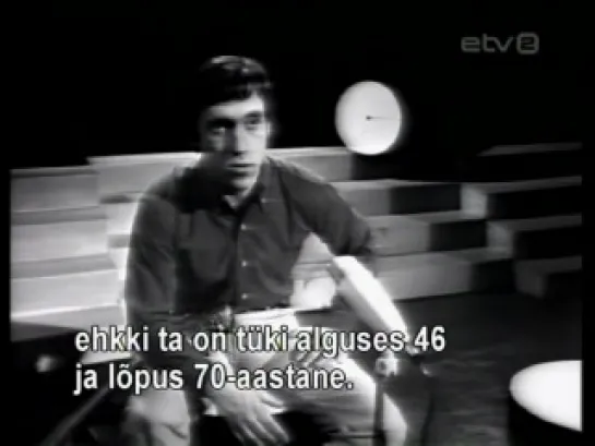 Владимир Высоцкий - Парень с Таганки (Эстонское телевидение 15.06.1972 г.)