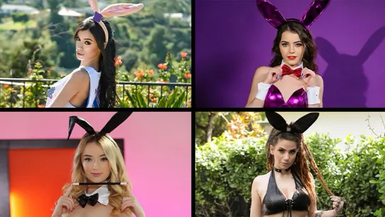 [TeamSkeetSelects] Bunny Babes Compilation - Kylie Quinn, Katie Kush, Indica Flower and Leana Lovings