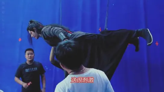 [Backstage] Xiao Zhan hard work