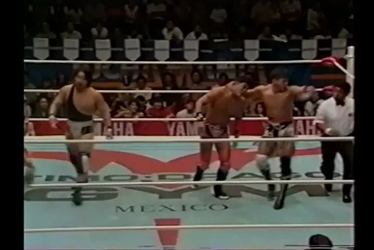 Magnum Tokyo, Dragon Kid & SAITO vs. Shiima Nobunaga, Judo Suwa & Sumo Fuji - 29.08.1998 (Toryumon Mexico)