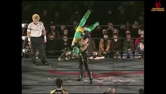 Dragon Kid & Super Shisa vs. Darkness Dragon & Susumu Mochizuki - 10.12.2001 (Toryumon Japan La Ultima Caida)