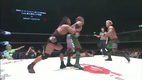 Akira Tozawa & Shingo Takagi (c) vs. Eita & T-Hawk - 20.07.2014 (Dragon Gate Kobe Pro-Wrestling Festival 2014)