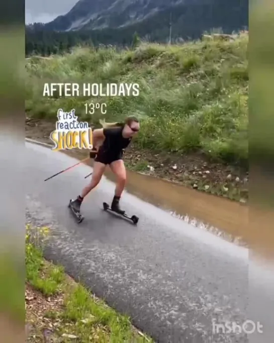 Первый день активных тренировок Доро💪🏃‍♀️ после отличных выходных (15/07/2021)