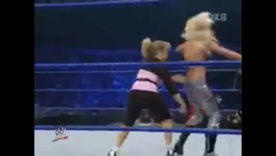 Cherry vs. Maryse (with Deuce and Domino)