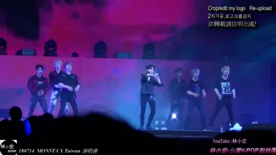 [Fancam][14.07.2018] The 2nd World Tour "The Connect" In Taipei  (Rush)