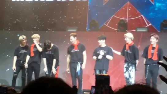 [Fancam][10.07.2018] The 2nd World Tour "The Connect" In Hong Kong (Ending talk)