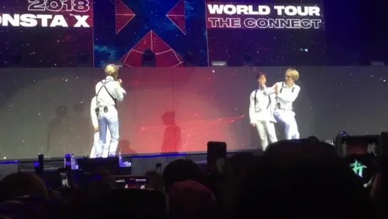 [Fancam][10.07.2018] The 2nd World Tour "The Connect" In Hong Kong (Minhyuk shower dance)