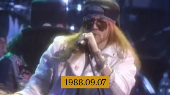 Guns N' Roses - 1988.09.07 @ MTV VMA '88