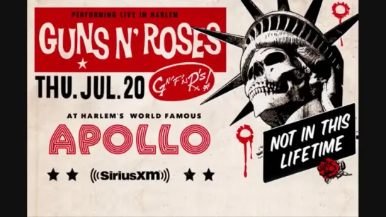 Guns N Roses 2017-07-20 @ Apollo Theater in NYC [MULTICAM]