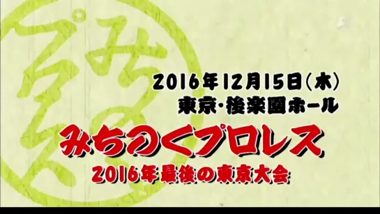 Michinoku Pro 2016 Final In Korakuen (2016.12.15)