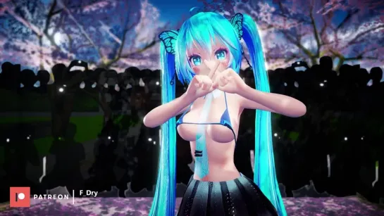 MMD R-18 [NORMAL] Miku Venom Author F_Dry