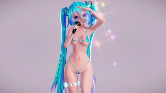 MMD R-18 [NORMAL] Miku Jewel Author F_Dry