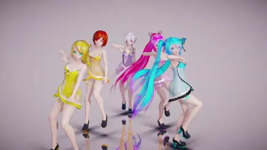 MMD R-18 [CENSORED] Vocaloids Carry Me Off Author F_Dry