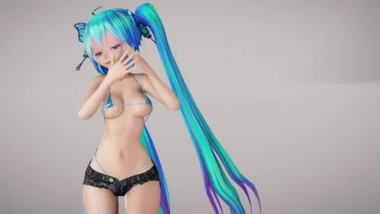 MMD R-18 [NORMAL] Miku Din Don Dan Author F_Dry