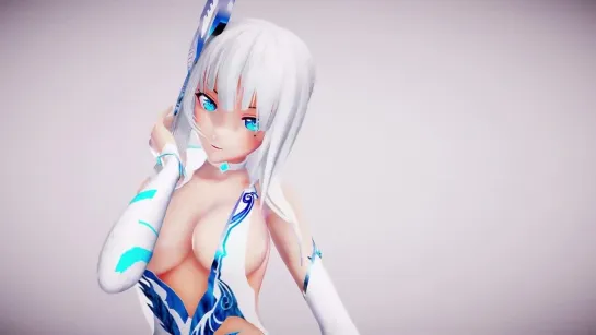 MMD R-18 [NORMAL] White Kangxi Baam Author F_Dry