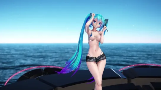 MMD R-18 [NORMAL] Miku Kimagure Mercy Author F_Dry