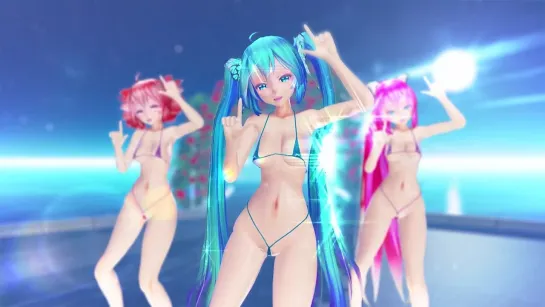 MMD R-18 [NORMAL] Miku & Luka & Teto Venom Author F_Dry