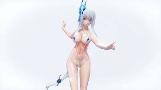 MMD R-18 [NORMAL] White Kangxi Sea Breaze Author F_Dry