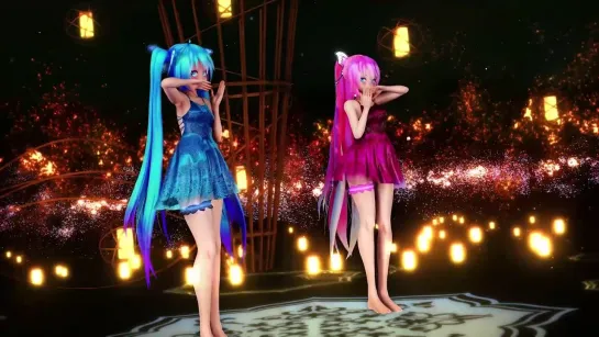 MMD R-18 [NORMAL] Miku  Luka Platinum Disco Author F_Dry