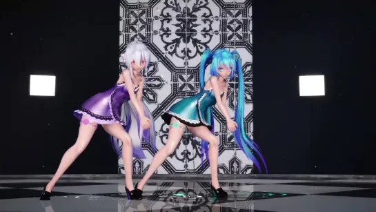 MMD R-18 [NORMAL] Miku & Haku Number 9 Author F_Dry