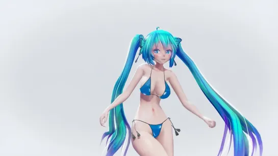 MMD R-18 [NORMAL] Miku Lupin Author F_Dry