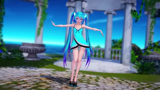 MMD R-18 [NORMAL] Miku Glass Bead Author F_Dry