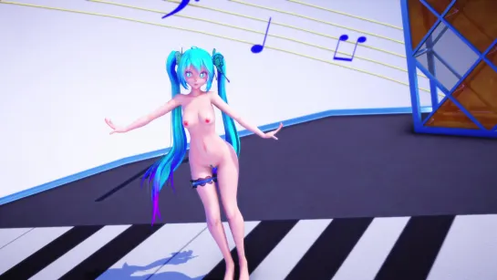 MMD R-18 [EROTIC] Miku First Kiss Author F_Dry