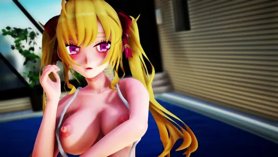 MMD R-18 [EROTIC] Young Pink Cat Author Nana4