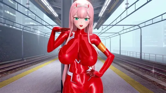 MMD R-18 [NORMAL] Zero Two Shake It Author Enterprise