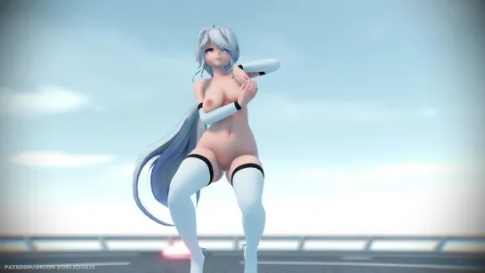 MMD R-18 [EROTIC] Haku Sportwear Gishinanki Author Orion Dobledosis