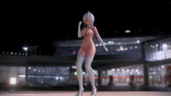 MMD R-18 [NORMAL] Haku White Suit Lamb Author Orion Dobledosis