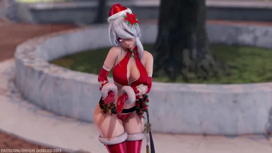 MMD R-18 [NORMAL] Haku Christmas Marine Dreamin' Author Orion Dobledosis