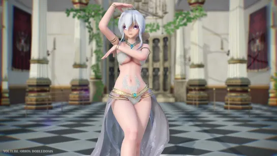 MMD R-18 [NORMAL] Haku Arabian Suit Temptation Author Orion Dobledosis