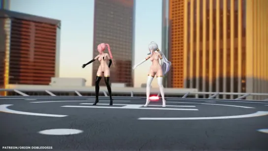 MMD R-18 [NORMAL VER1] Haku & Luka Glide Author Orion Dobledosis